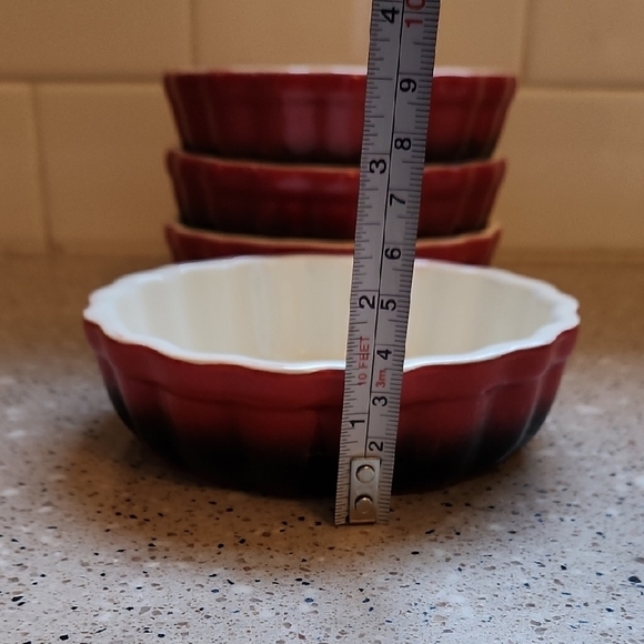 French ROCQ Brand Ceramic Ramekin Set - Picture 5 of 5